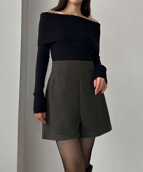 「Louere」 ハーフパンツ X-LARGE ブラック レディース_画像7