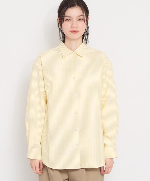 THE SHOP TK ブラウス シャツ 「POLO BCS 別注」ストライプOXシャツ