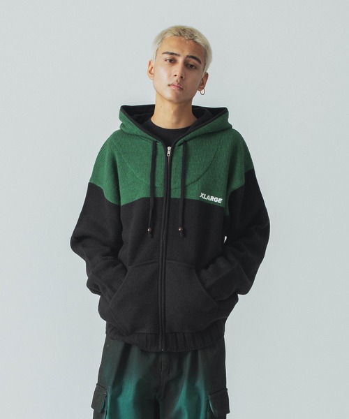 XLARGE（エクストラ ラージ） ジップアップパーカー L ネイビー メンズ