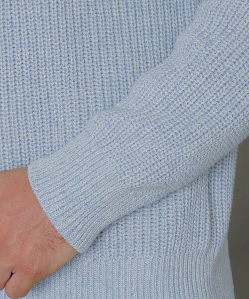MACKINTOSH LONDON（マッキントッシュ ロンドン） 長袖ニット L ブルー 