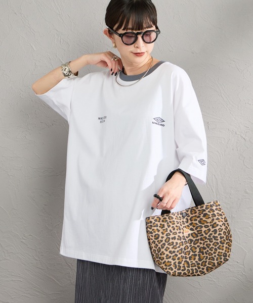 umbro（アンブロ） tシャツ 別注 ワンポイント刺繍ロゴ ショート