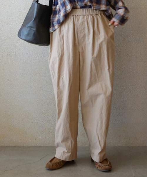 K*u様 19800円 js.luxe ツイルワッシャー　ビッグパンツ　ベージュ JOURNAL STANDARD LUXE（ジャーナルスタンダード ラックス） パンツ