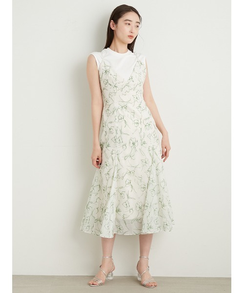 「LILY BROWN」 サロペットスカート ONE SIZE ホワイト レディース_画像4