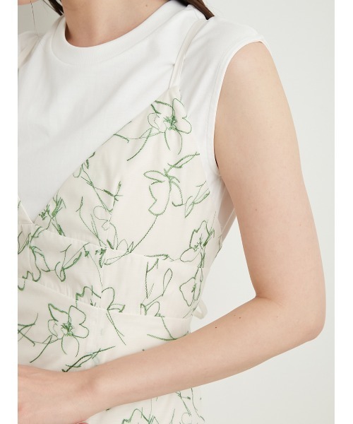 「LILY BROWN」 サロペットスカート ONE SIZE ホワイト レディース_画像8