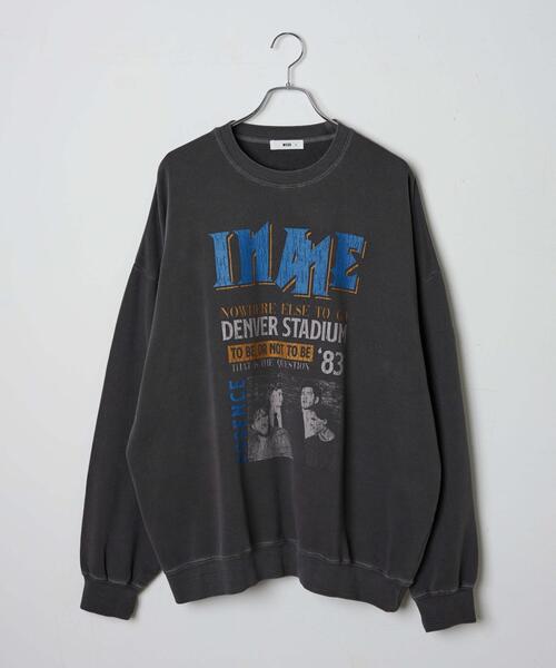 「WEGO」 スウェットカットソー LARGE グレー メンズ_画像3