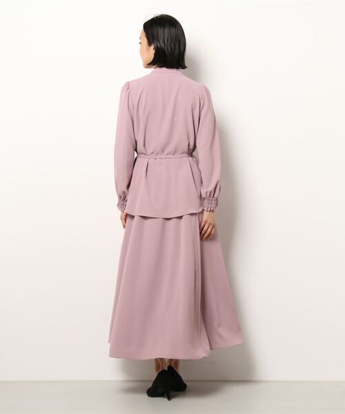 「BLUE LABEL CRESTBRIDGE」 キャミソールワンピース 36 ブラック レディースの画像