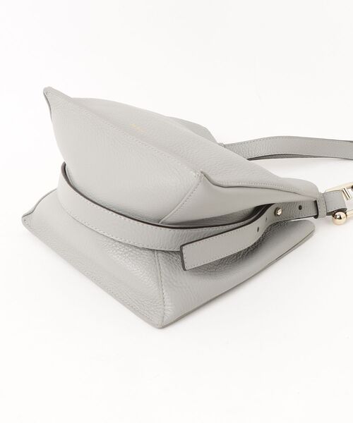 「FURLA」 ワンポイントトートバッグ - グレー レディースの画像