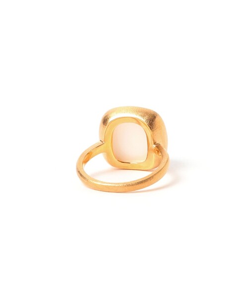 指輪 リング 「別注」Fruitsjolie / ホワイト オニキス リング 13×13mm レディースの画像