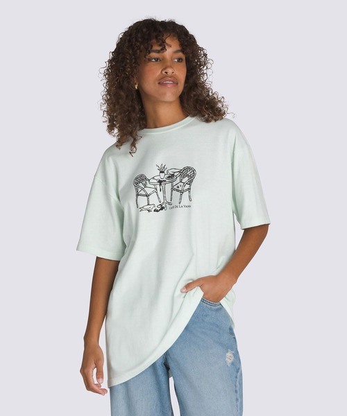 Lieve Van Gorp レザーカットソー　Tシャツ VANS（ヴァンズ） tシャツ CAFE DE LA VANS Tシャツ / Cafe De La Vans