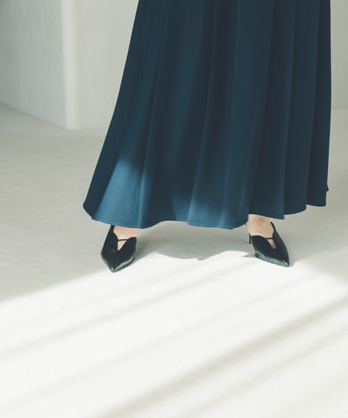 「anuans」 長袖ワンピース MEDIUM ベージュ レディースの画像