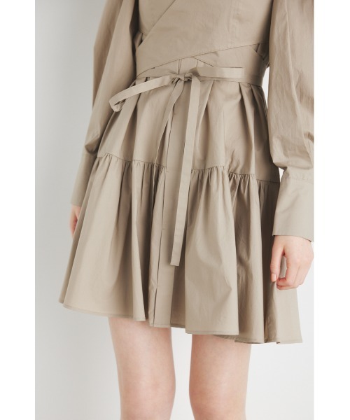 「rienda」 コンビワンピース FREE ベージュ レディース_画像2