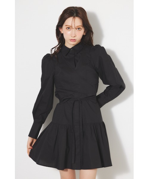 「rienda」 コンビワンピース FREE ベージュ レディース_画像4