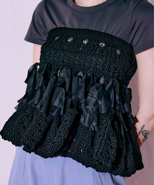 MAISON SPECIAL（メゾンスペシャル） ブラウス シャツ 2WAY Knit Flare