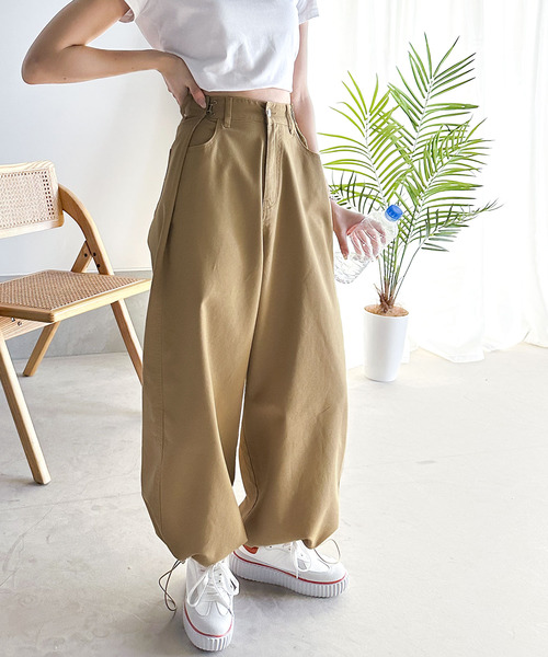 「Java」 チノパンツ LARGE ブラック レディース_画像5
