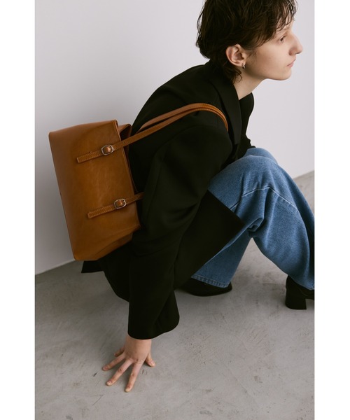 「un/neu」 ハンドバッグ FREE キャメル レディース_画像8