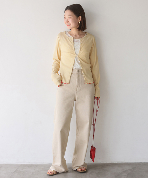 IENA シアーリブカーディガン IENA（イエナ）の「シアーリブカーディガン（）」 - WEAR