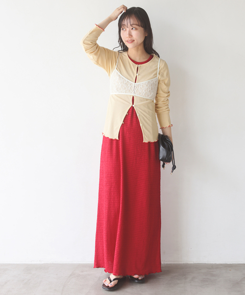 IENA シアーリブカーディガン IENA（イエナ）の「シアーリブカーディガン（）」 - WEAR