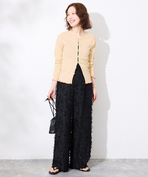 IENA シアーリブカーディガン IENA（イエナ）の「シアーリブカーディガン（）」 - WEAR