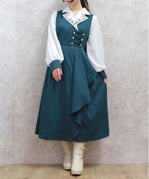 axes femme（アクシーズ ファム） シャツワンピース FREE パープル