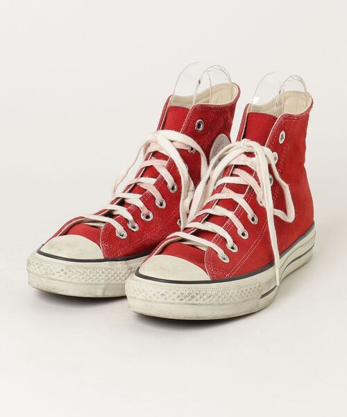 CONVERSE（コンバース） ハイカットスニーカー 6 1/2 レッド メンズ