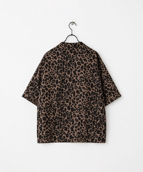シャツ 5C29 レオパードワイドシャツ メンズの画像