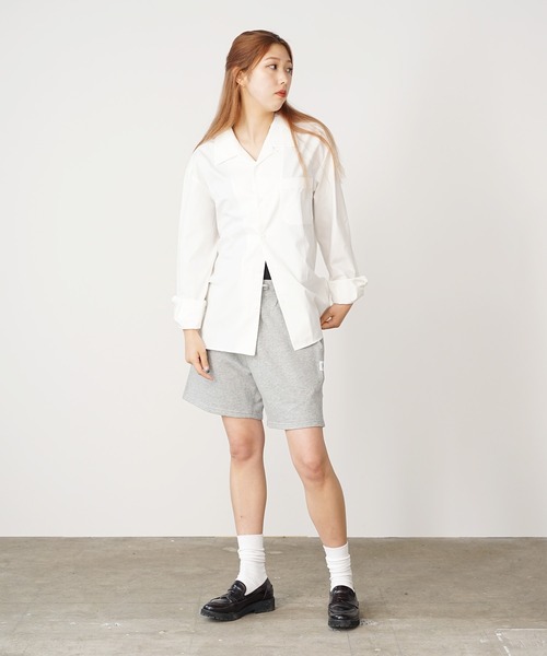 REIGNING CHAMP レイニングチャンプ ショートパンツ L 白 【古着】【中古】【送料無料】 REIGNING CHAMP（レイニングチャンプ） ショートパンツ L ホワイト