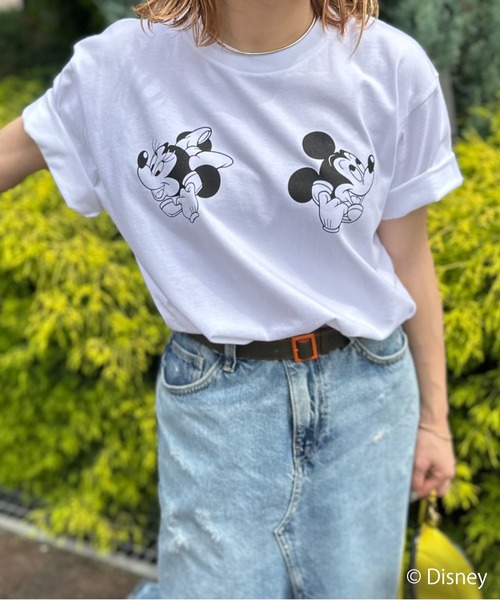 Disney（ディズニー） tシャツ 半袖 「」別注/ ミッキー＆ミニー