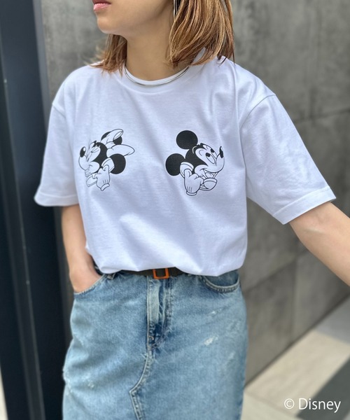 Disney（ディズニー） tシャツ 半袖 「」別注/ ミッキー＆ミニー