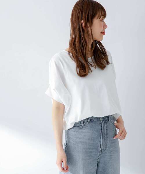 「URBAN RESEARCH Sonny Label」 半袖カットソー FREE ホワイト レディース_画像9