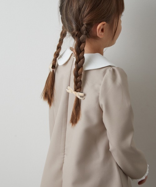 「riziere」 「KIDS」長袖ワンピース 120 ベージュ キッズ_画像5