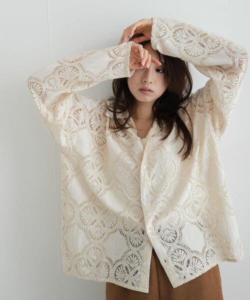URBAN RESEARCH Sonny Label ブラウス シャツ レースシャツ レディース