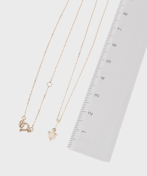 ネックレス 「WEB限定」K10スピリチュアルストーン（オパール）ネックレス レディースの画像