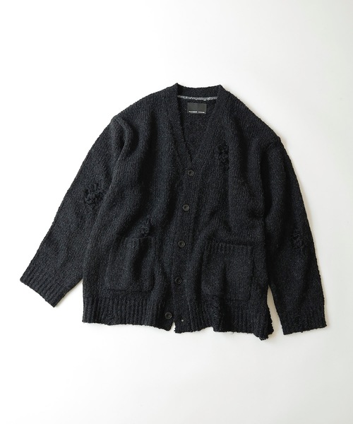 NUMBER (N)INE（ナンバーナイン） カーディガン WOOL ALPACA RIPPED
