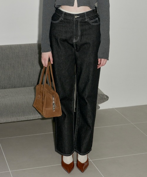 デニム・ジーパン RE DONE Women Denim Pants 93105 16603WRIDJEN 91794 Black RE/DONE | Denim