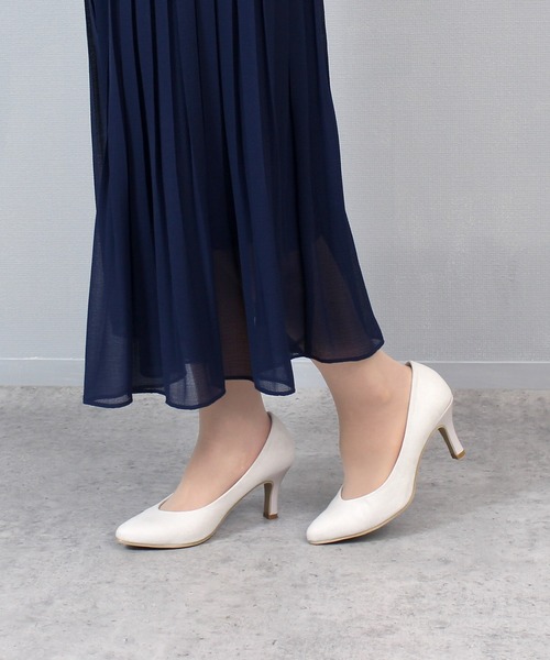 PRADA ハイヒール Parade パンプス 「極ふわっ」7cmヒールプレーンパンプス 22091