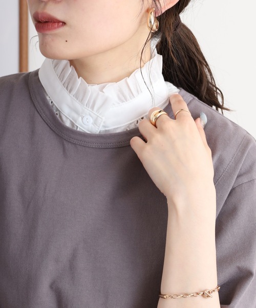 The Soloist 20AW ラペルパーツ つけ襟 ベージュ The Soloist 20AW ラペルパーツ つけ襟 ベージュ V118384286