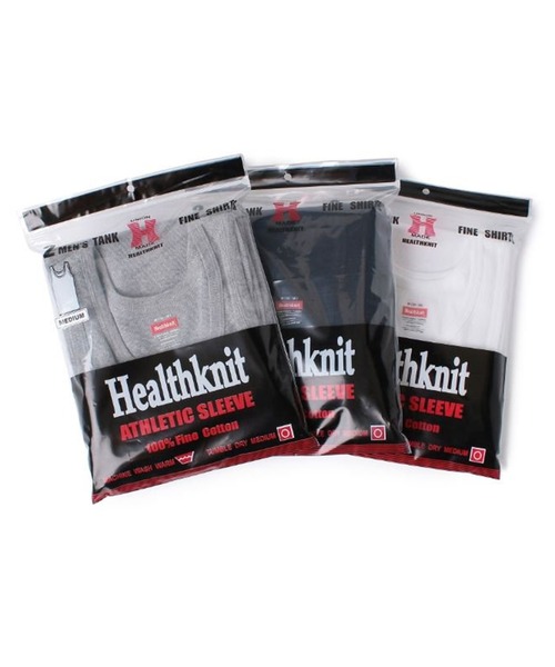 Healthknit（ヘルスニット） タンクトップ 「Healthknit」2-53001 2P