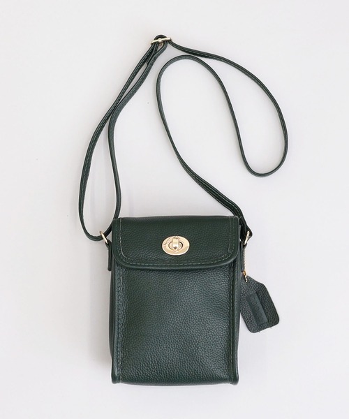 COOCO（クーコ） ショルダーバッグ バッグ シュリンクレザーヒネリ金具