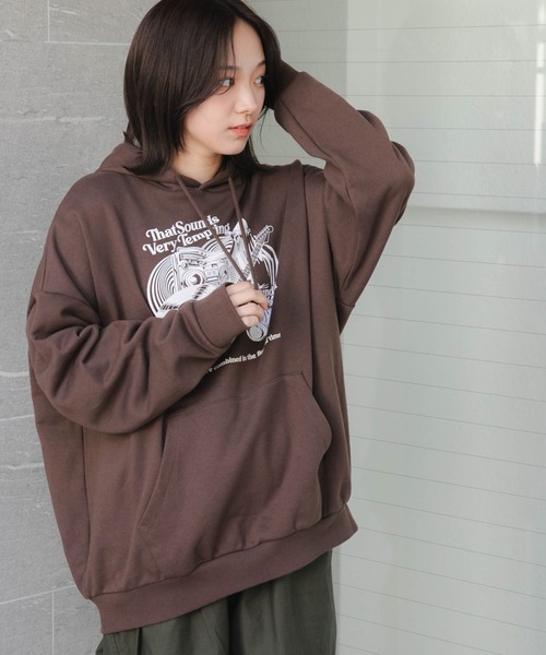 WEGO（ウィゴー） パーカー WEGO/ヘビーウエイトユニークモチーフプル