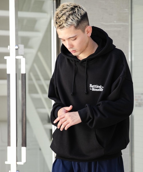 WEGO（ウィゴー） パーカー WEGO/ヘビーウエイトユニークモチーフプル