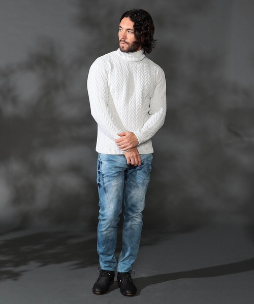 HIDEAWAYS NICOLE（ハイダウェイ ニコル） セーター ニット 「WEB限定