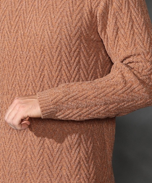 【新品未使用】V12 HIDE KNIT ニット HIDEAWAYS NICOLE（ハイダウェイ ニコル） セーター ニット 「WEB限定