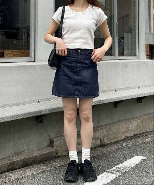 LE MORE デニムスカート デニムミニスカート : ZOZOTOWN Yahoo