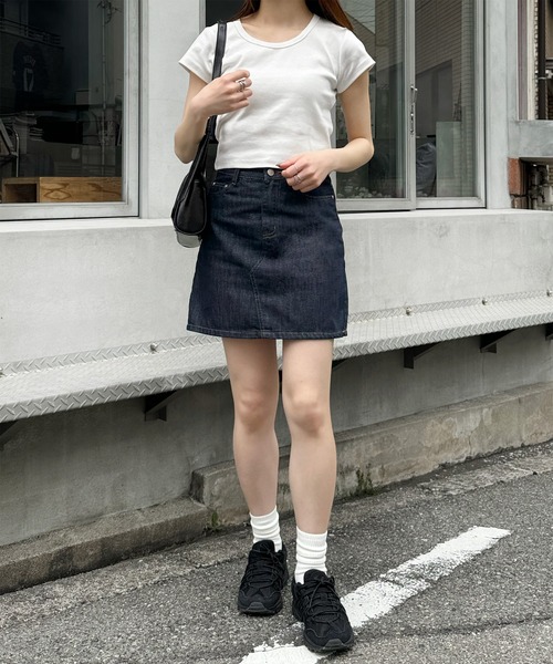 LE MORE デニムスカート デニムミニスカート : ZOZOTOWN Yahoo