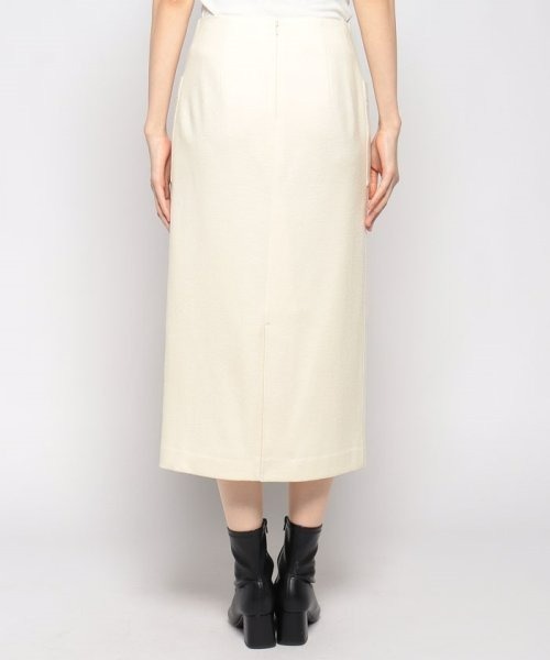 allureville（アルアバイル） スカート カラーメルトン釦付きタイト