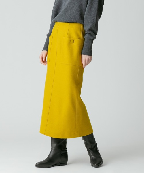 JUST CAVALLI ４０イエロー タイトスカート S JUST CAVALLI 40イエロー タイトスカート S