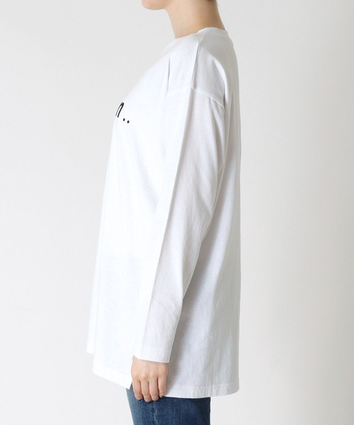 Jines tシャツ MIGNONプリントビックロンT レディース