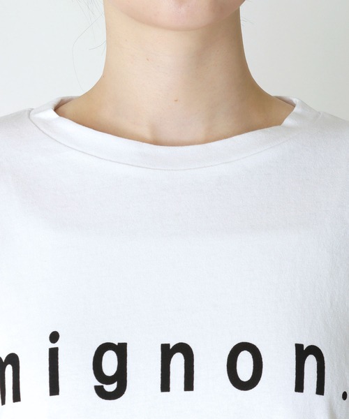 tシャツ MIGNONプリントビックロンT レディース Jines tシャツ MIGNONプリントビックロンT レディース