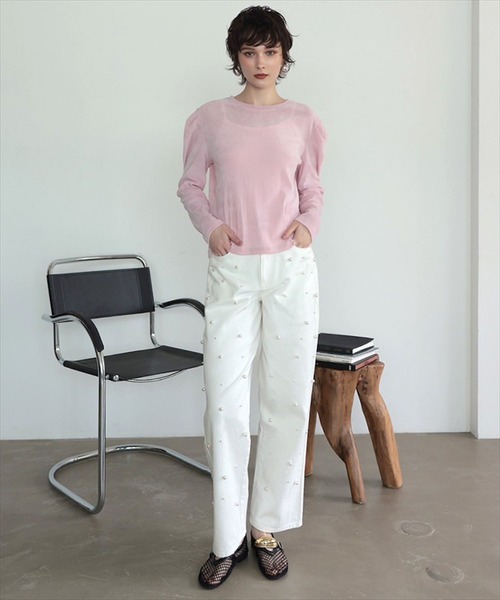 DONOBAN ジーンズ デニム デニムパンツ パールデニム レディース