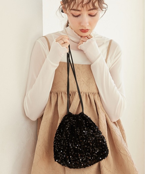 アンテプリマ　スパンコール巾着bag スパンコール巾着バッグ|RETRO GIRL | RETRO GIRL ONLINE STORE